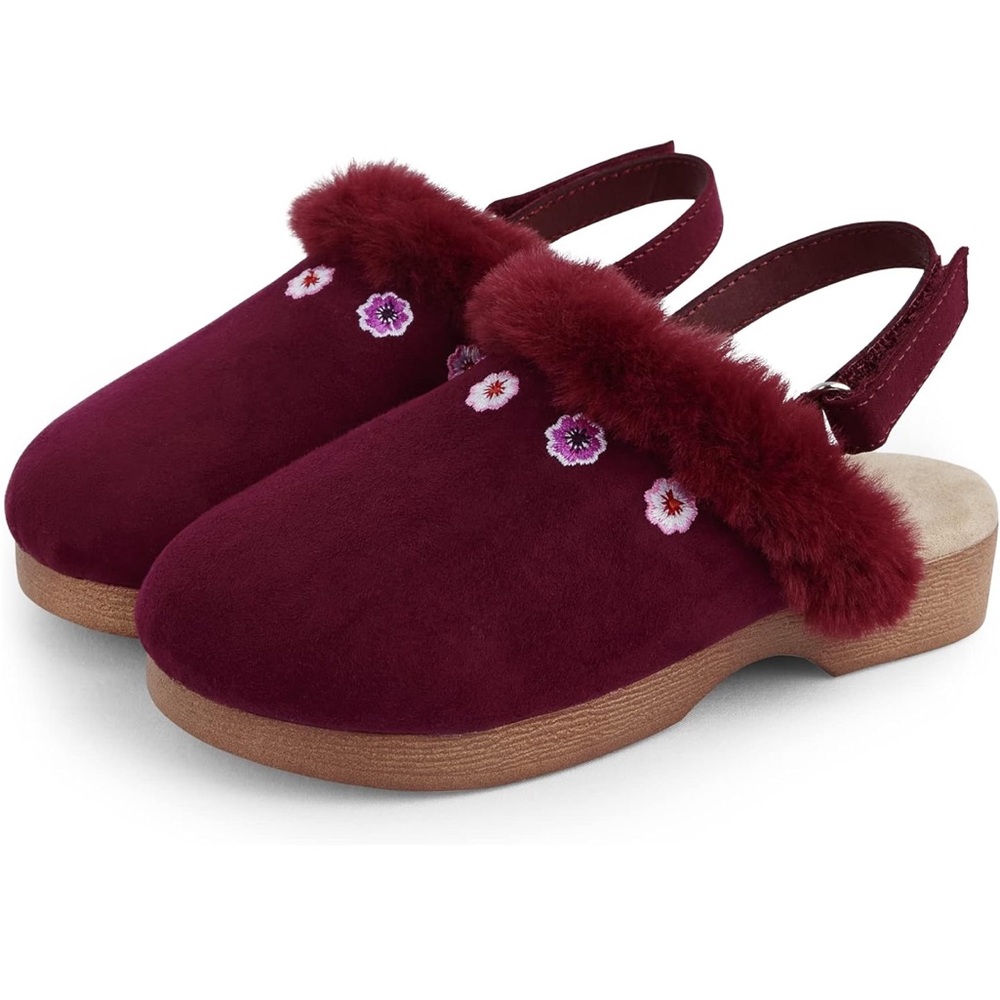 Gymboree Girls/Toddlers Faux Suede Clogs Size NWT
